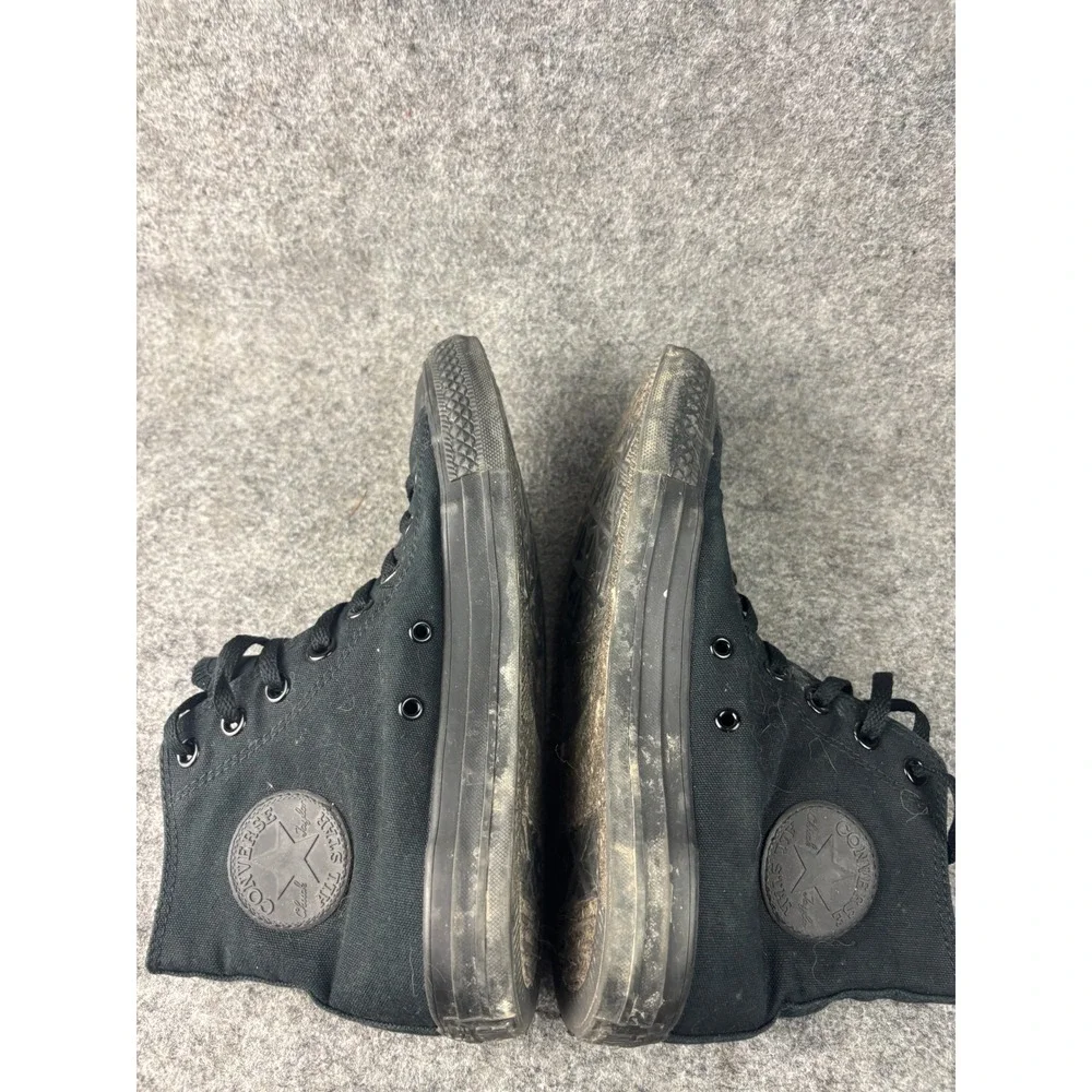 Converse Chuck Taylor All Star Womens 9 Black High Top Sneakers Monochrome W3310